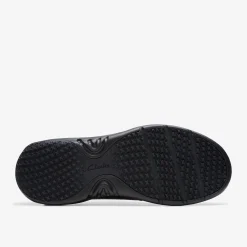 Clarks Pro Step Black Leather Flash Sale