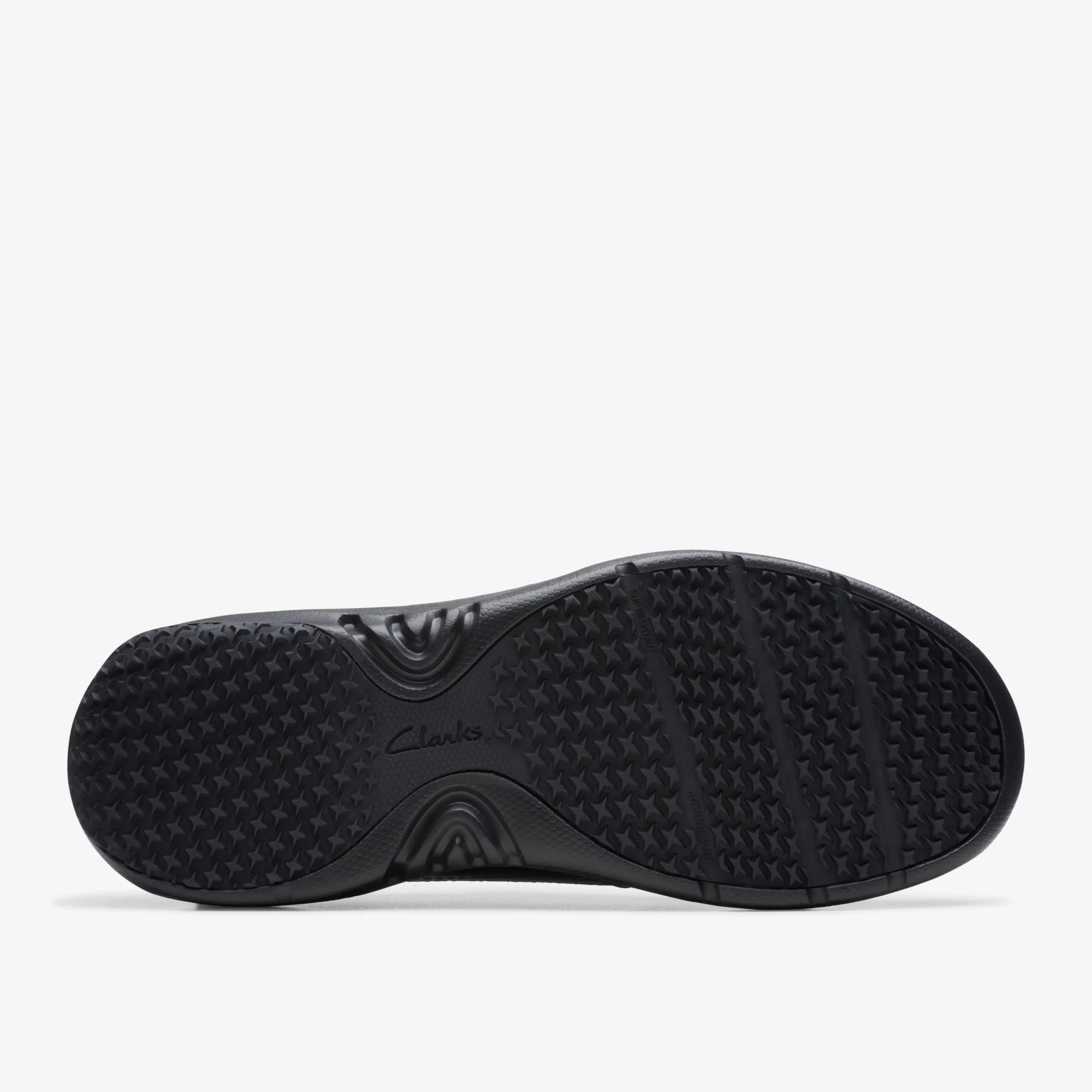 Clarks Pro Step Black Leather Flash Sale