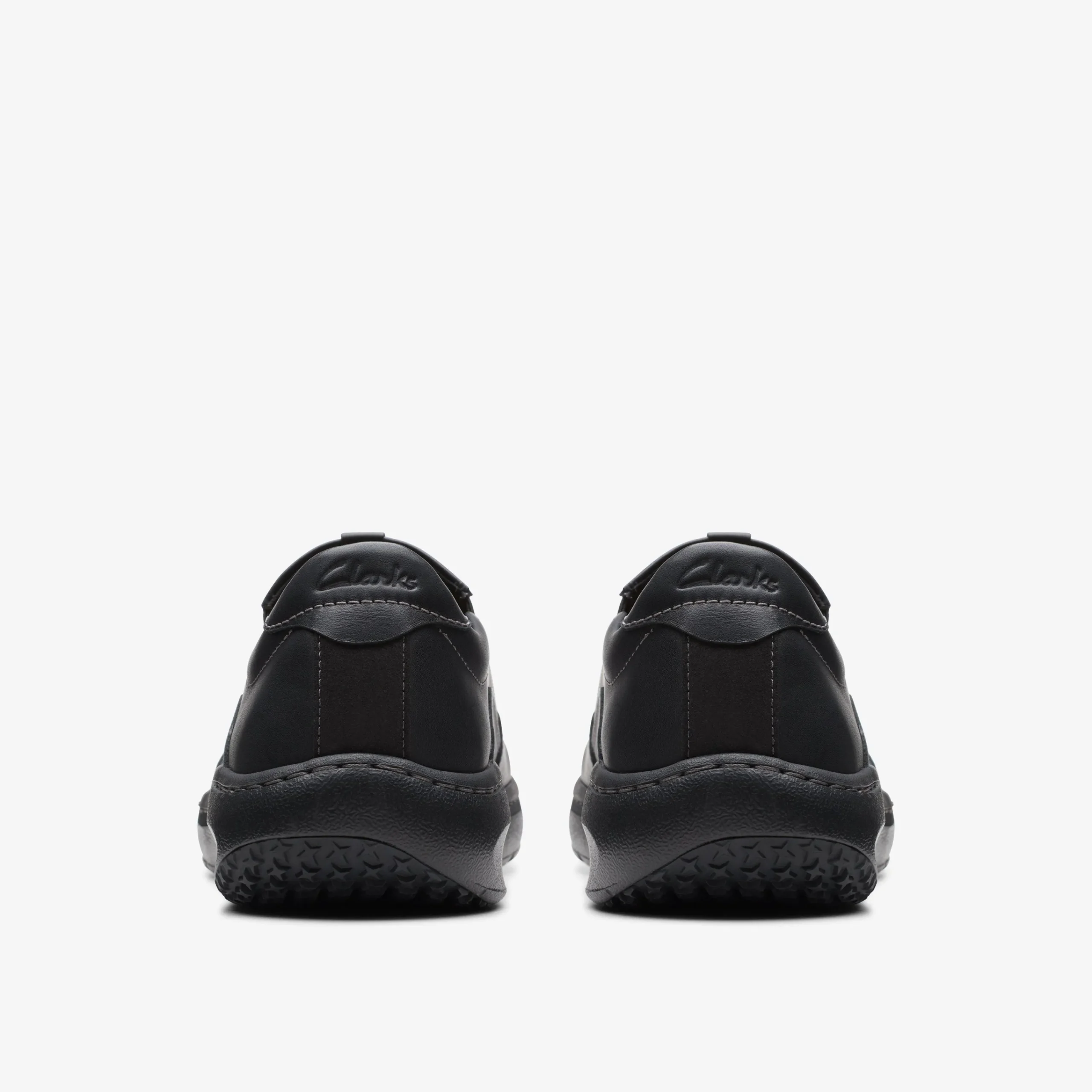 Clarks Pro Step Black Leather Flash Sale