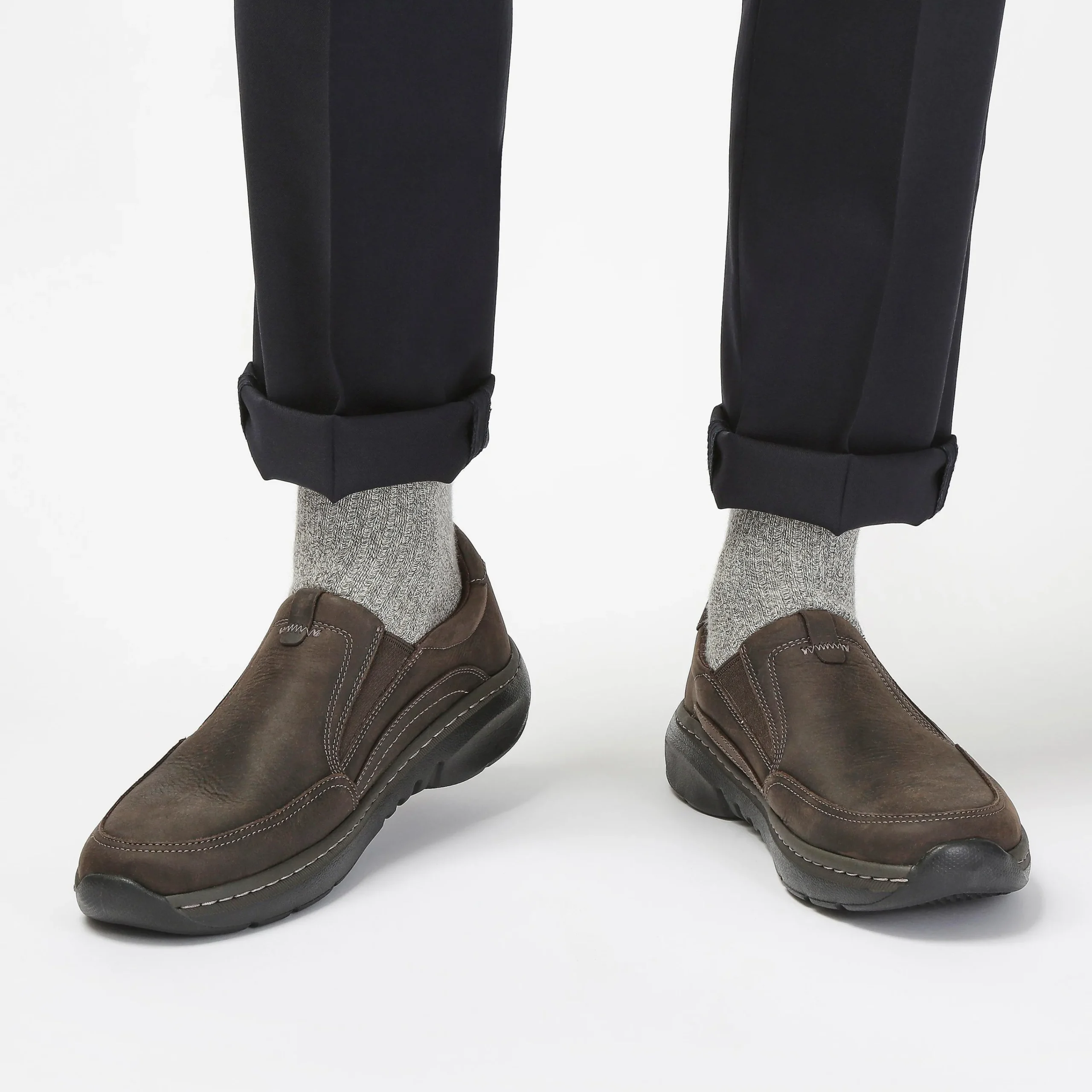 Clarks Pro Step Dark Brown Tumbled Sale