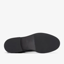 Clarks Cologne Arlo 2 Black Leather Flash Sale