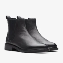 Clarks Cologne Arlo 2 Black Leather Flash Sale