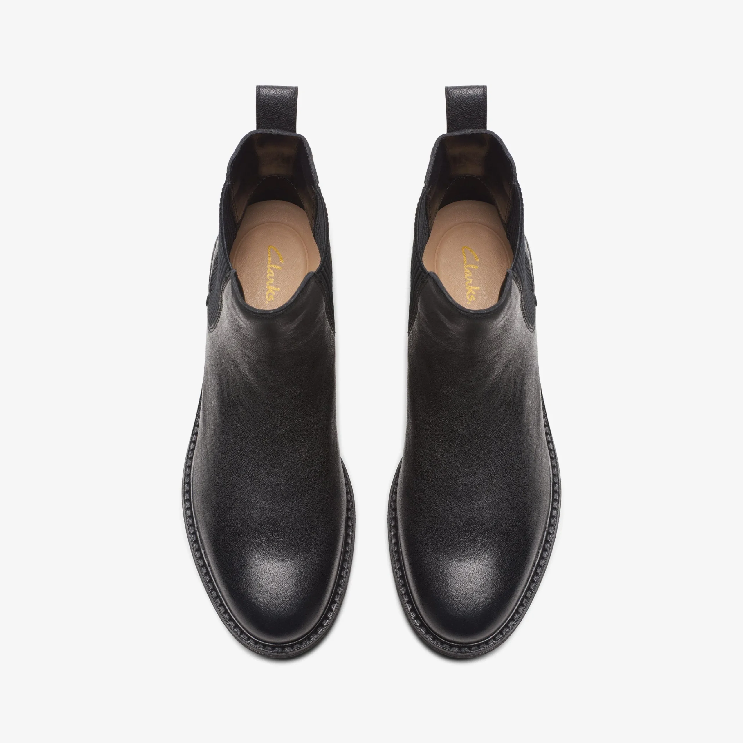 Clarks Cologne Arlo 2 Black Leather Flash Sale