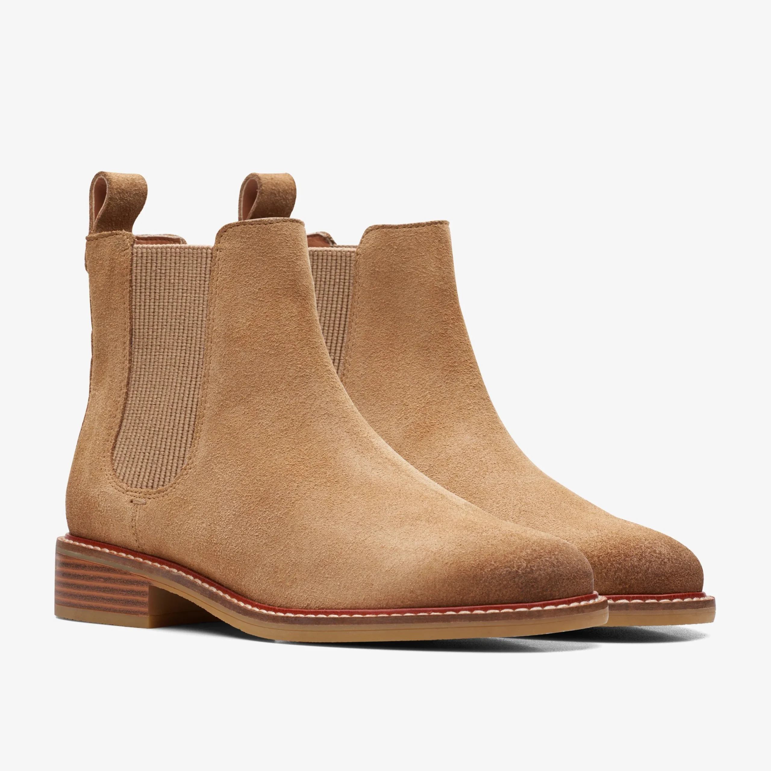 Clarks Cologne Arlo Light Tan Suede Hot