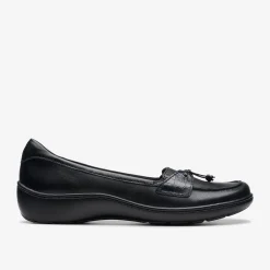 Clarks Cora Haley Black Leather Online