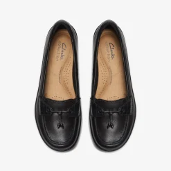 Clarks Cora Haley Black Leather Online