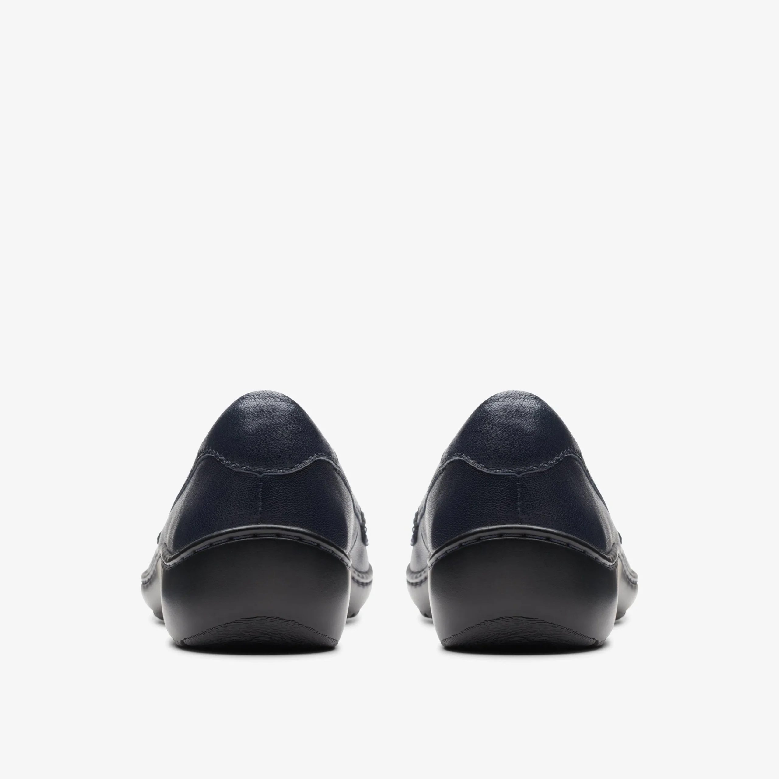Clarks Cora Haley Navy Leather Cheap