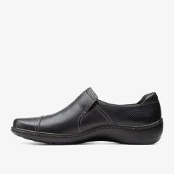 Clarks Cora Poppy Black Tumbled Fashion