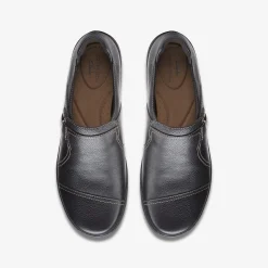 Clarks Cora Poppy Black Tumbled Fashion