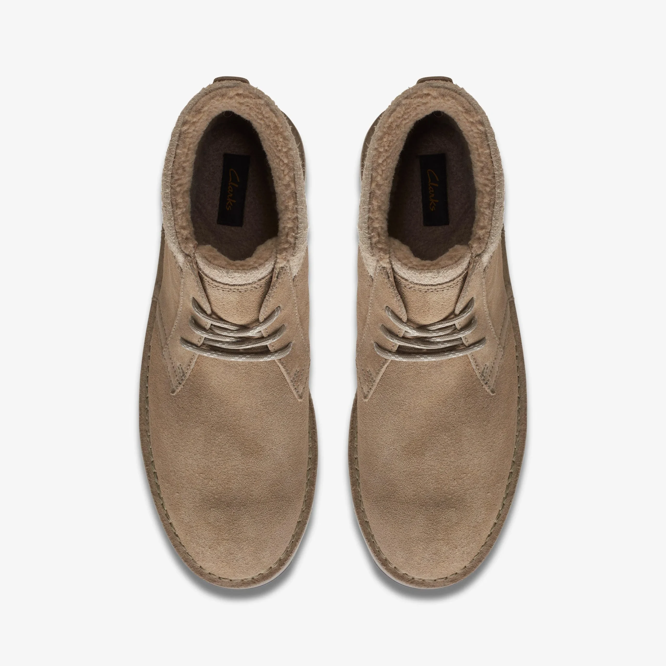Clarks Corston DB Waterproof Sand Warmlined Store