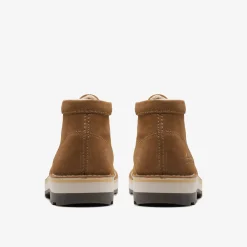 Clarks Corston Wally Waterproof Dark Sand Warmlined Fashion