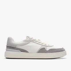 Clarks Court Lite Race Light Grey Combination Best