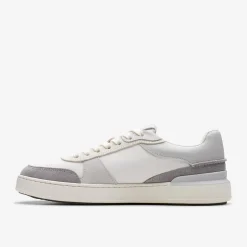Clarks Court Lite Race Light Grey Combination Best