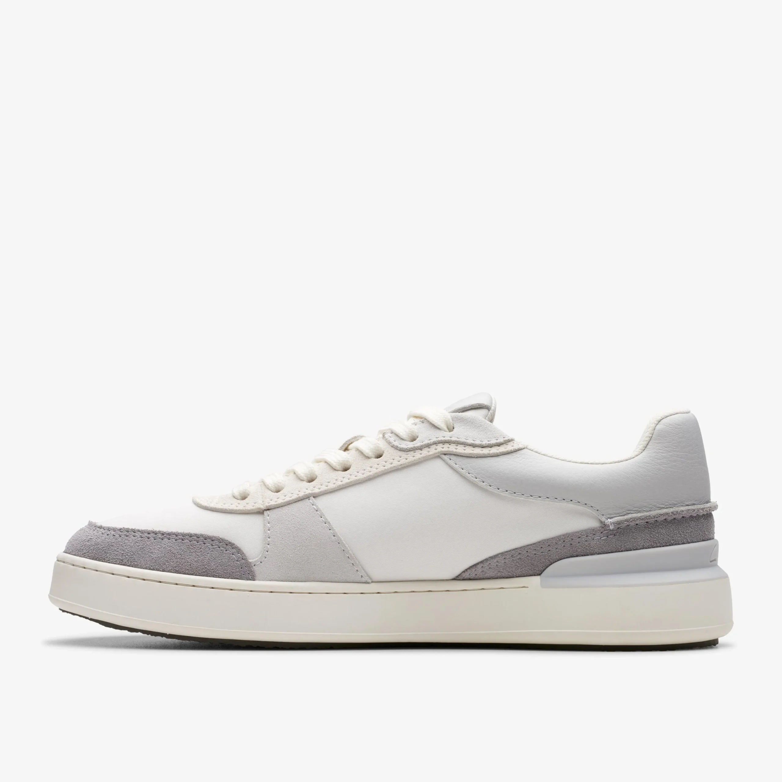 Clarks Court Lite Race Light Grey Combination Best