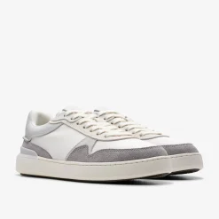 Clarks Court Lite Race Light Grey Combination Best