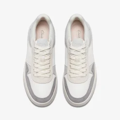 Clarks Court Lite Race Light Grey Combination Best