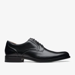 Clarks Craft Arlo Lace Black Leather Discount