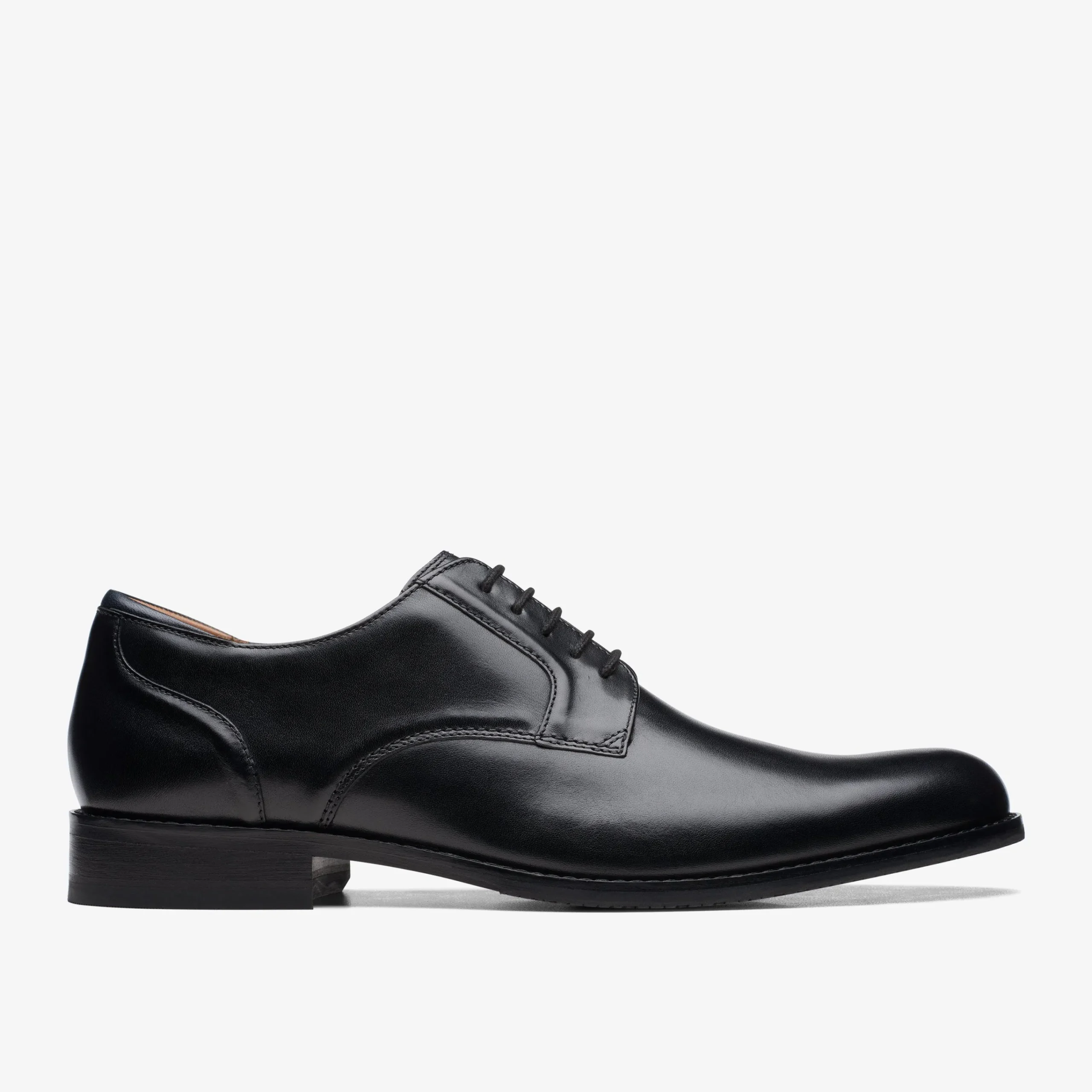 Clarks Craft Arlo Lace Black Leather Discount