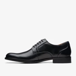 Clarks Craft Arlo Lace Black Leather Discount