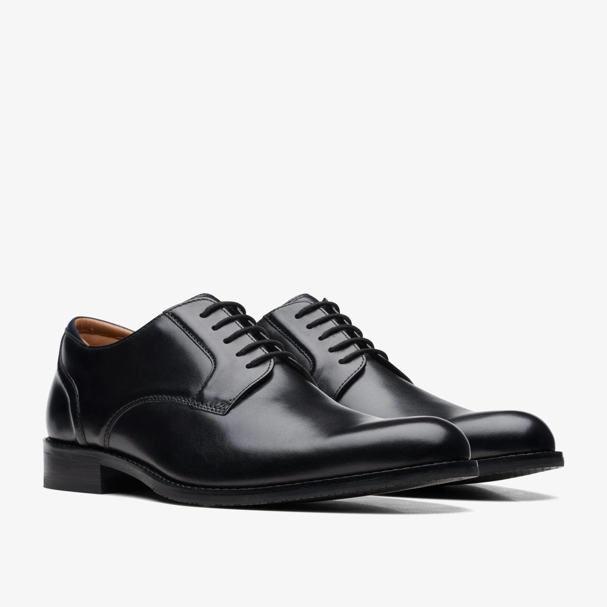 Clarks Craft Arlo Lace Black Leather Discount