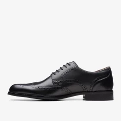 Clarks Craft Arlo Limit Black Leather Cheap