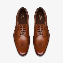 Clarks Craft Arlo Limit Tan Leather Hot