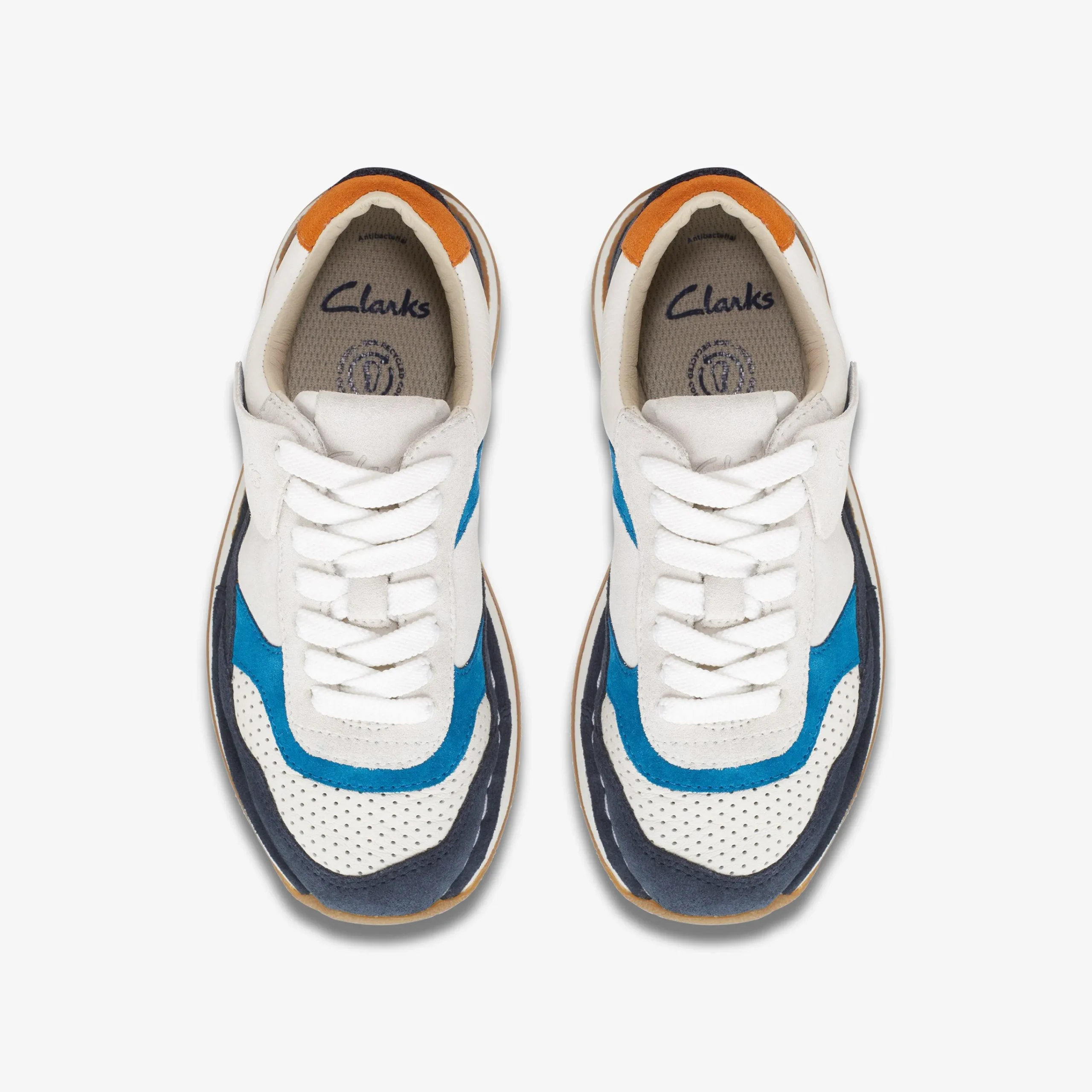 Clarks Craft Run Tor Kid Navy Combination Outlet