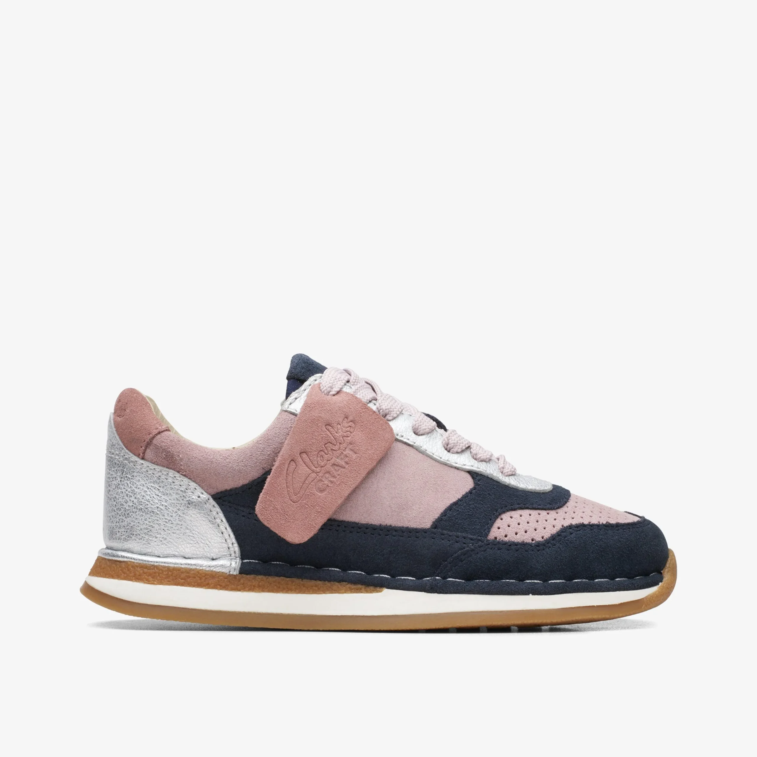 Clarks Craft Run Tor Kid Pink Combination Store