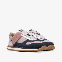 Clarks Craft Run Tor Kid Pink Combination Store