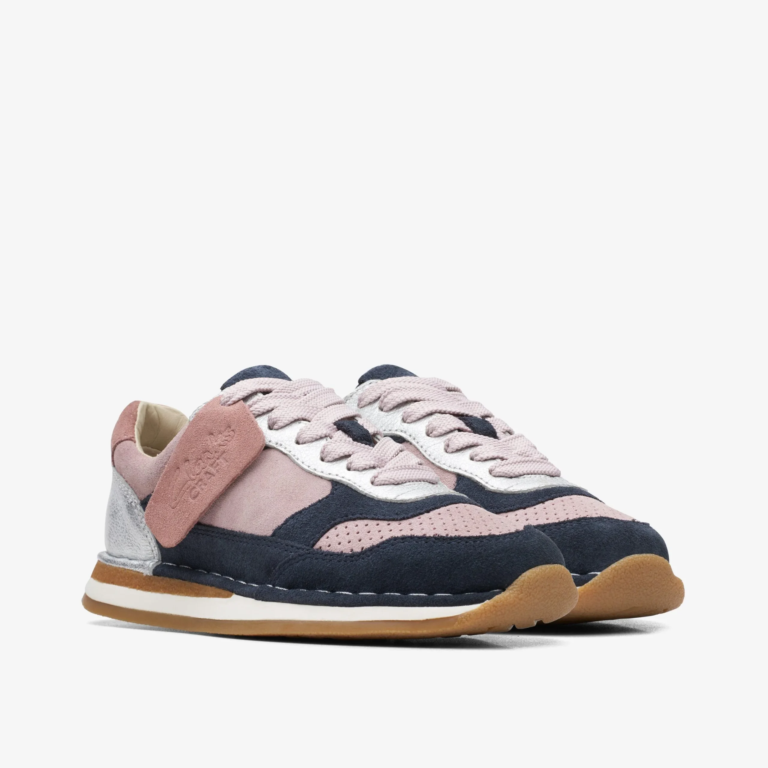 Clarks Craft Run Tor Kid Pink Combination Store