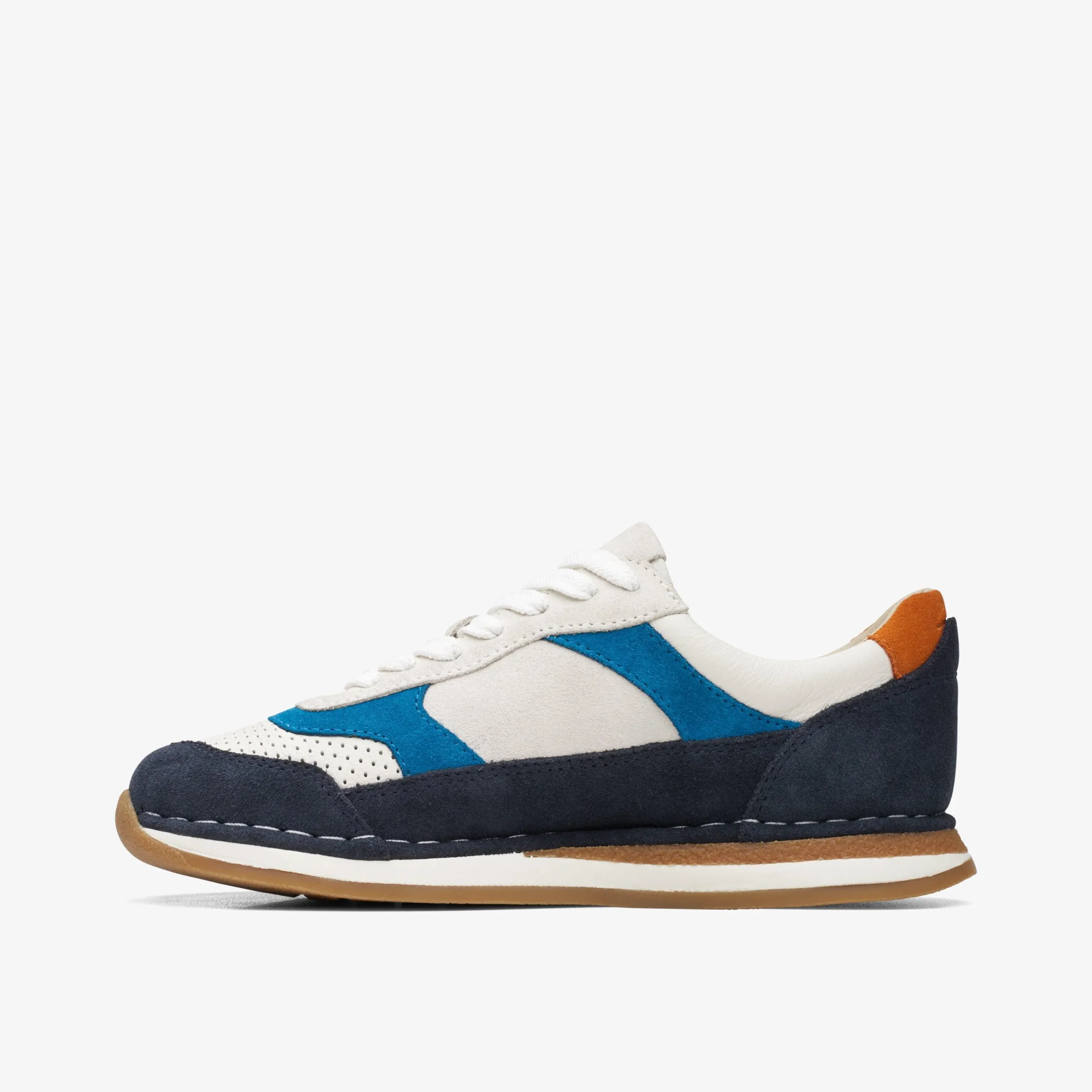 Clarks Craft Run Tor Older Navy Combination New