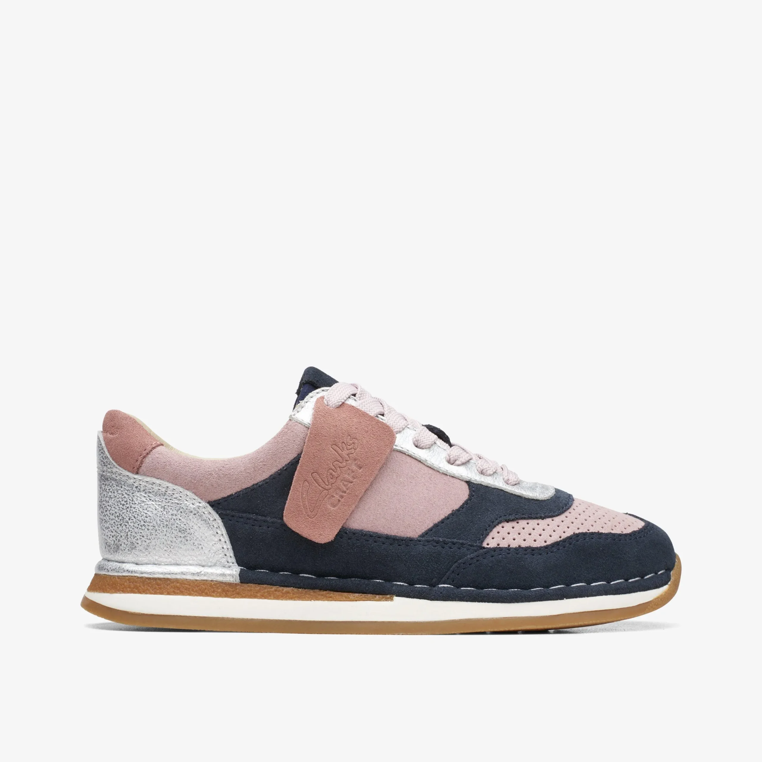 Clarks Craft Run Tor Older Pink Combination New