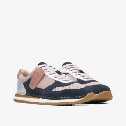 Clarks Craft Run Tor Older Pink Combination New