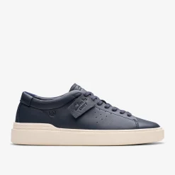 Clarks Craft Swift Navy Leather Discount