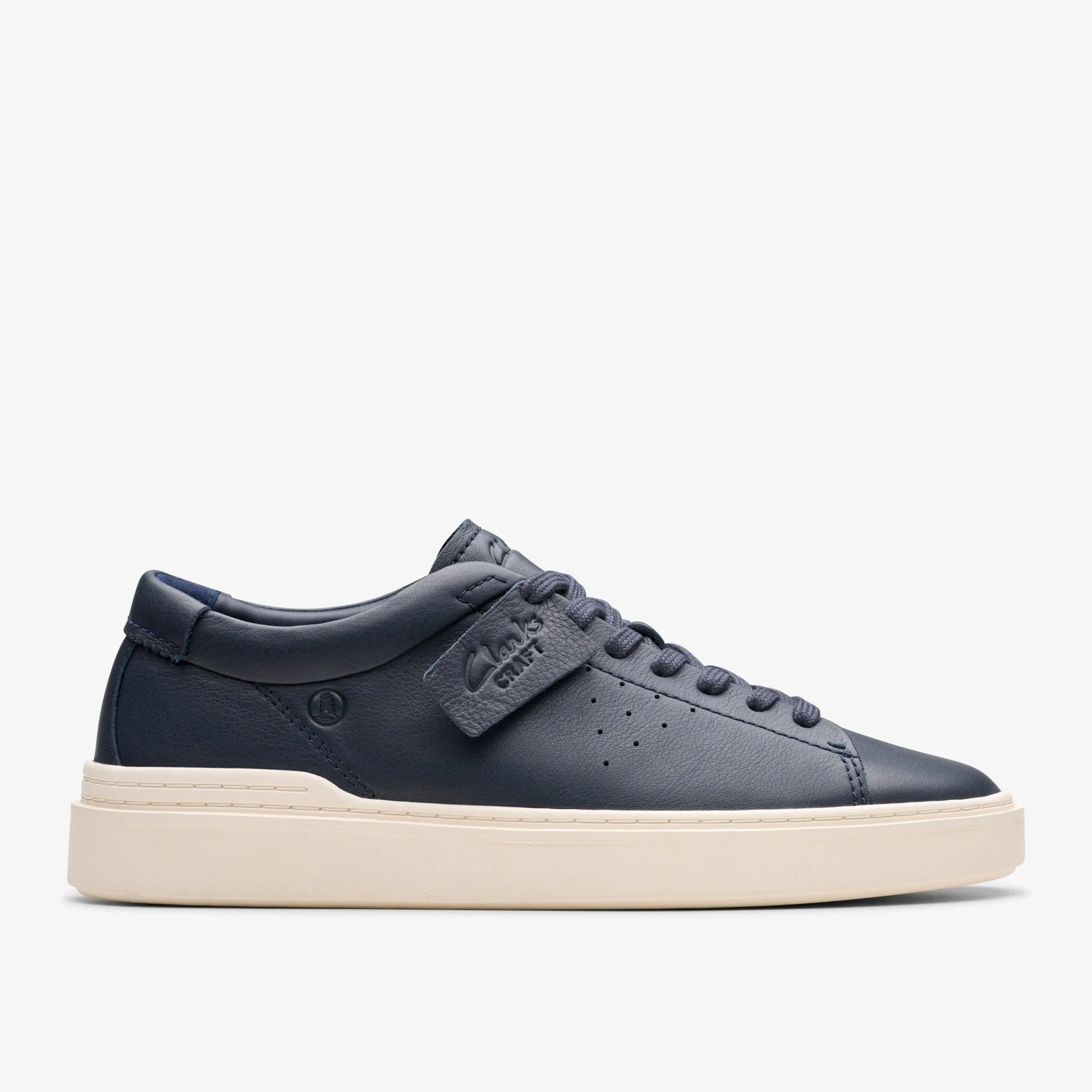 Clarks Craft Swift Navy Leather Discount