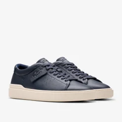 Clarks Craft Swift Navy Leather Discount