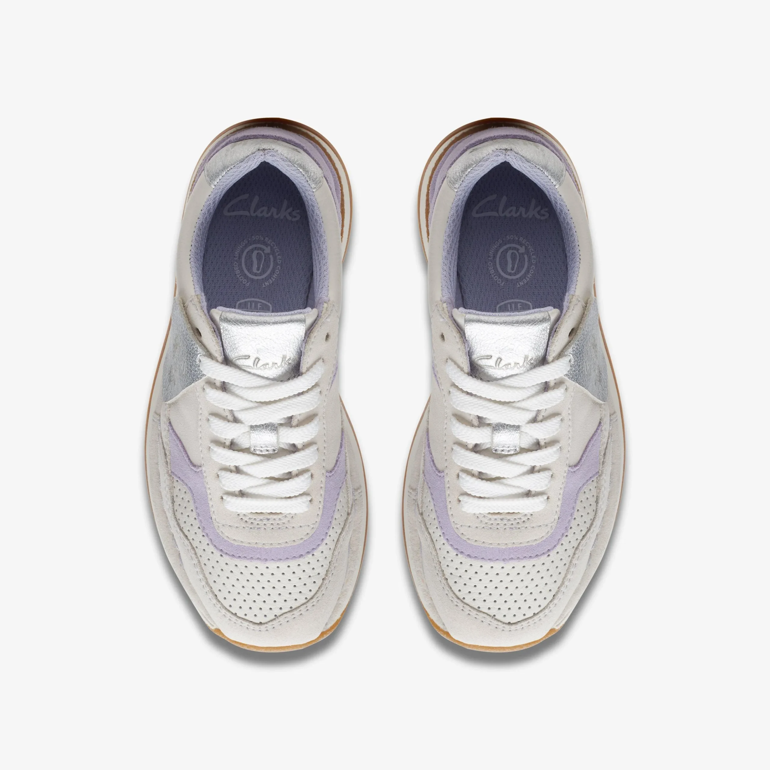 Clarks Craft Tor Kid White Combination Fashion