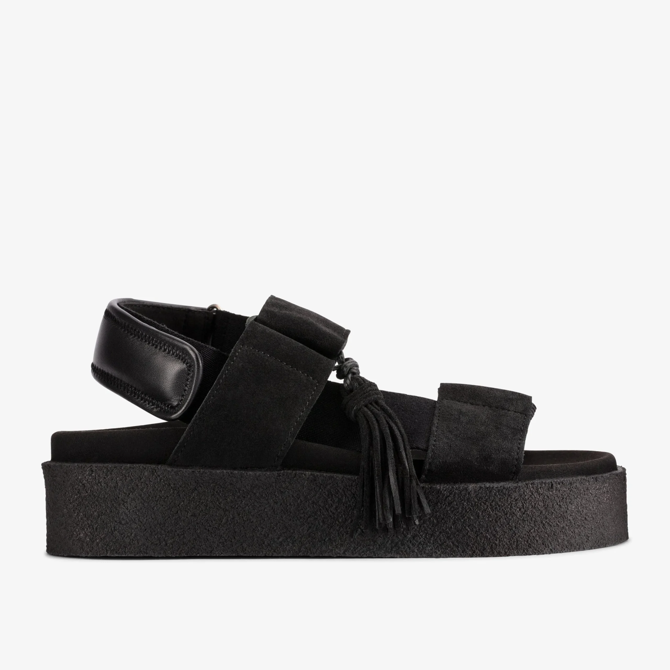 Clarks Crepe Sandal Black Flash Sale