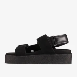 Clarks Crepe Sandal Black Flash Sale