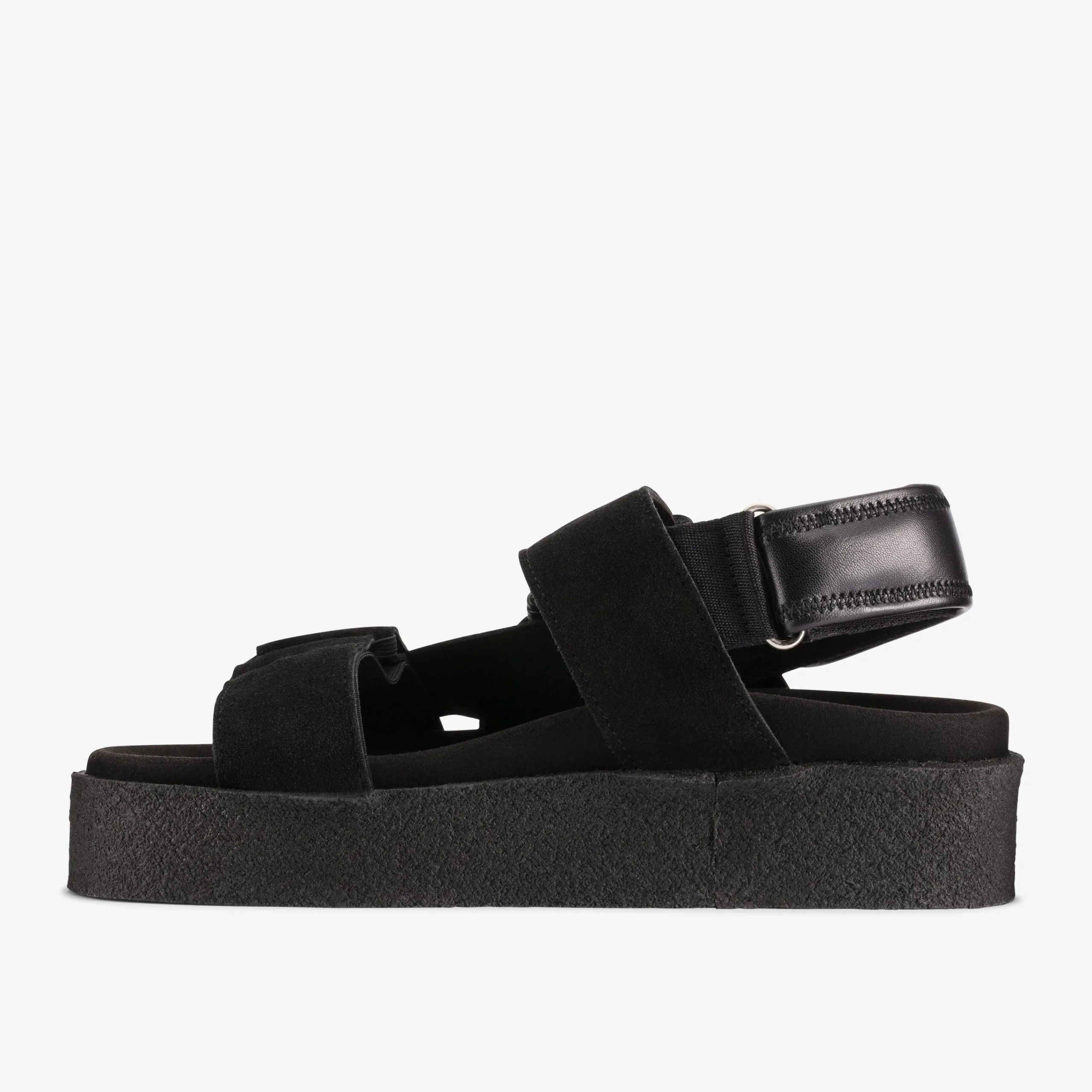 Clarks Crepe Sandal Black Flash Sale