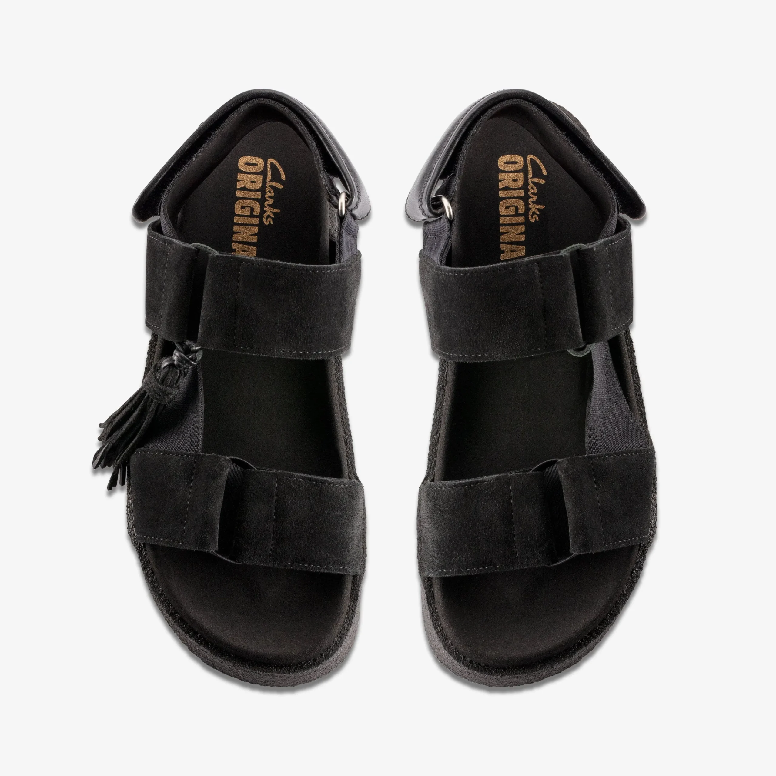 Clarks Crepe Sandal Black Flash Sale