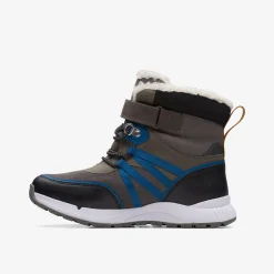 Clarks Cub Blaze Older Navy Waterproof Outlet