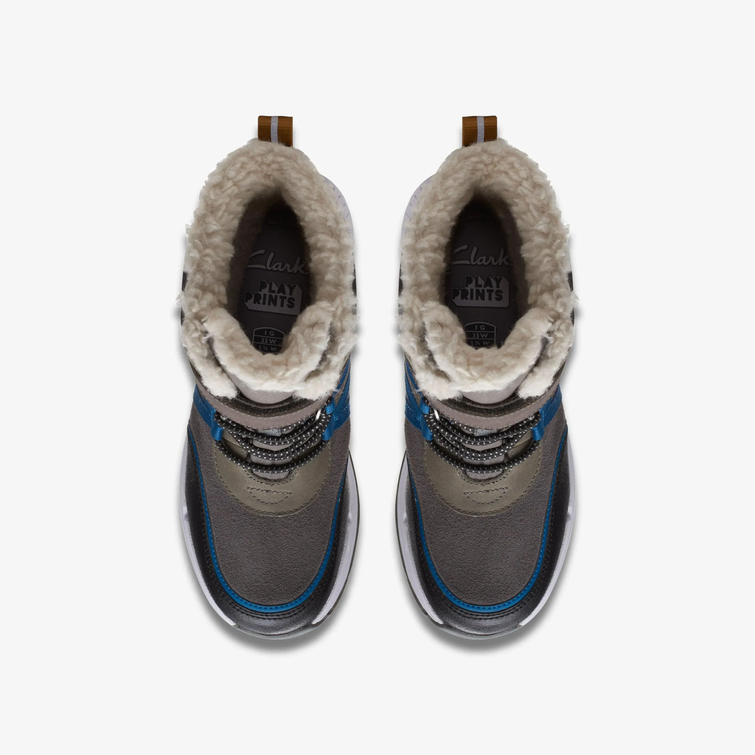 Clarks Cub Blaze Older Navy Waterproof Outlet