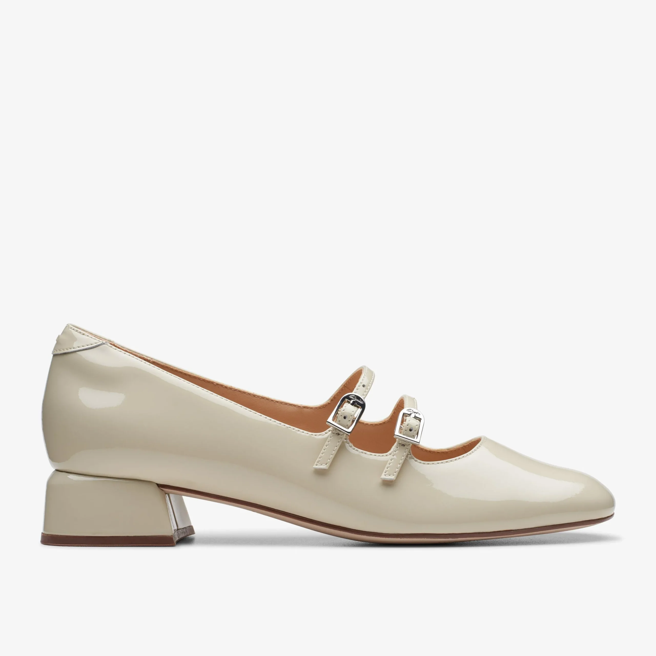 Clarks Daiss 30 Shine Ivory Patent Flash Sale