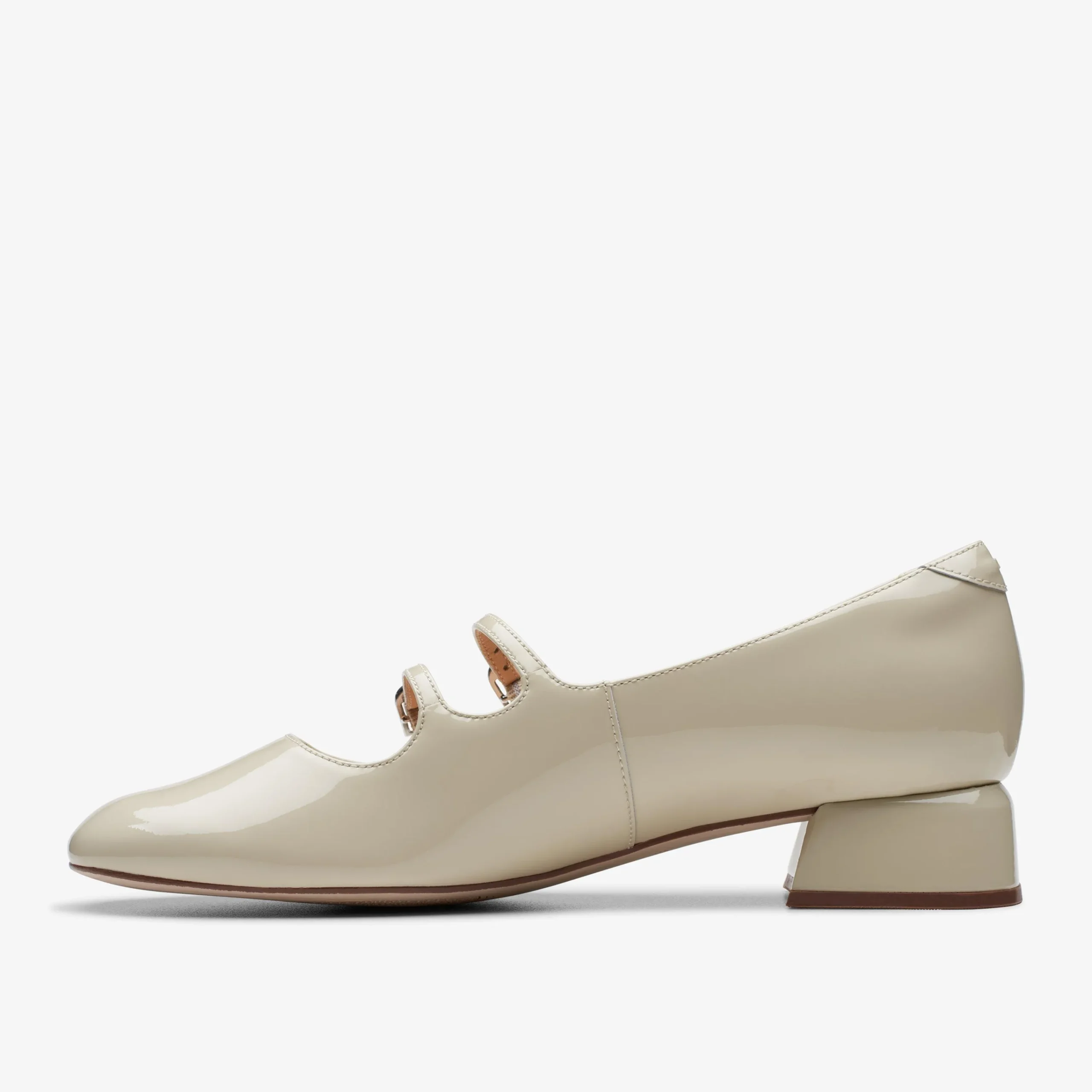 Clarks Daiss 30 Shine Ivory Patent Flash Sale