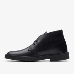 Clarks Desert Boot Black Polished Online