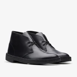 Clarks Desert Boot Black Polished Online