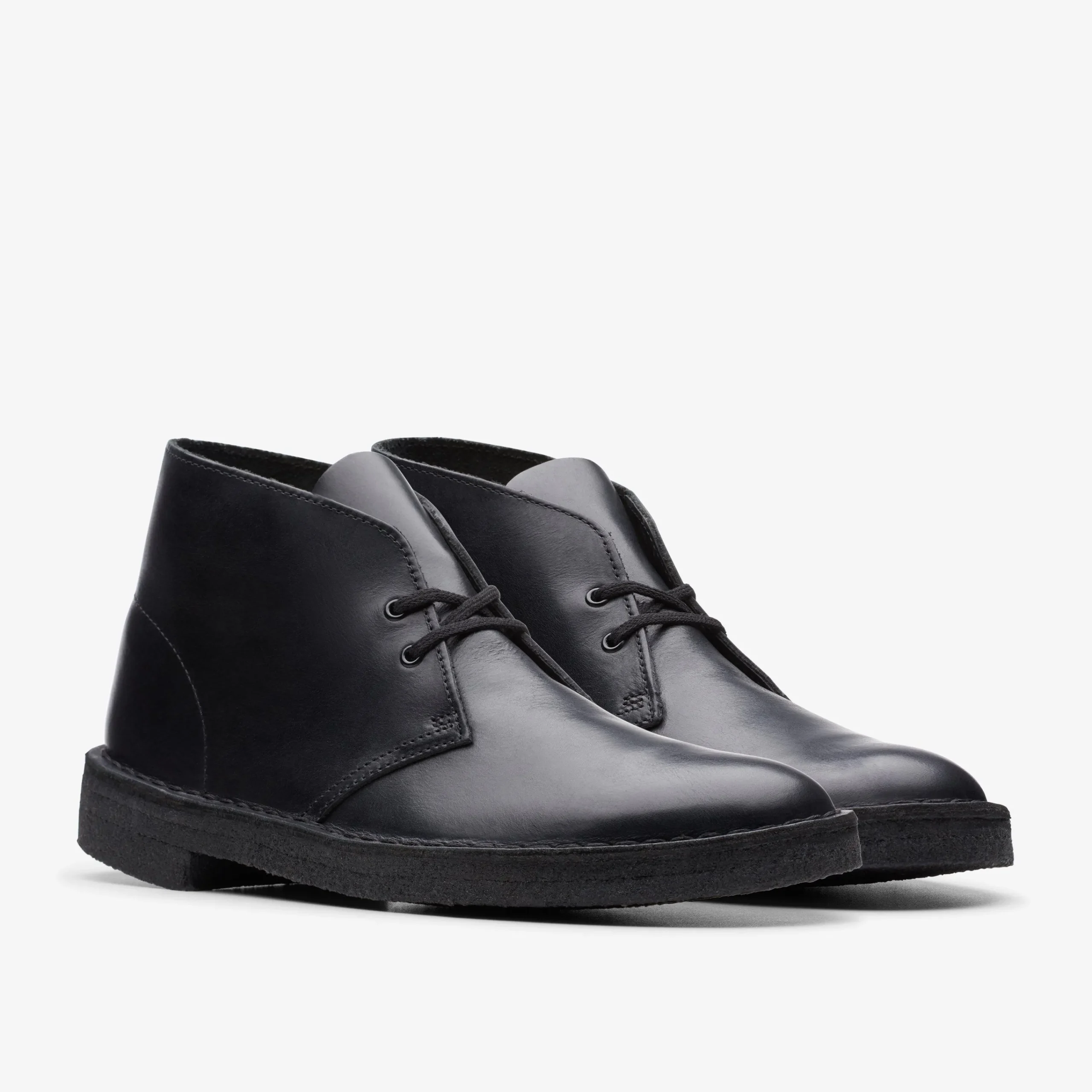 Clarks Desert Boot Black Polished Online