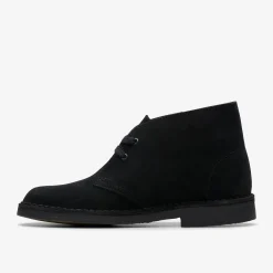 Clarks Desert Boot Black Suede Sale