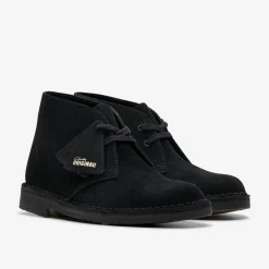 Clarks Desert Boot Black Suede Sale